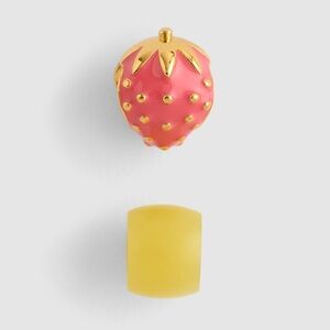 NWT MADEWELL Two Pack Strawberry Bead Charms